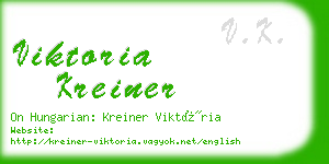 viktoria kreiner business card